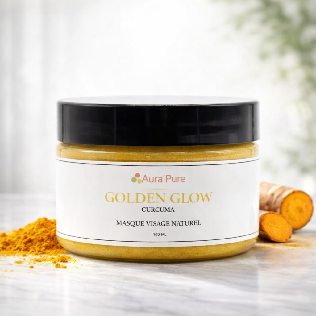 Masque Visage au Curcuma – Soin purifiant, anti-cernes et révélateur d’éclat