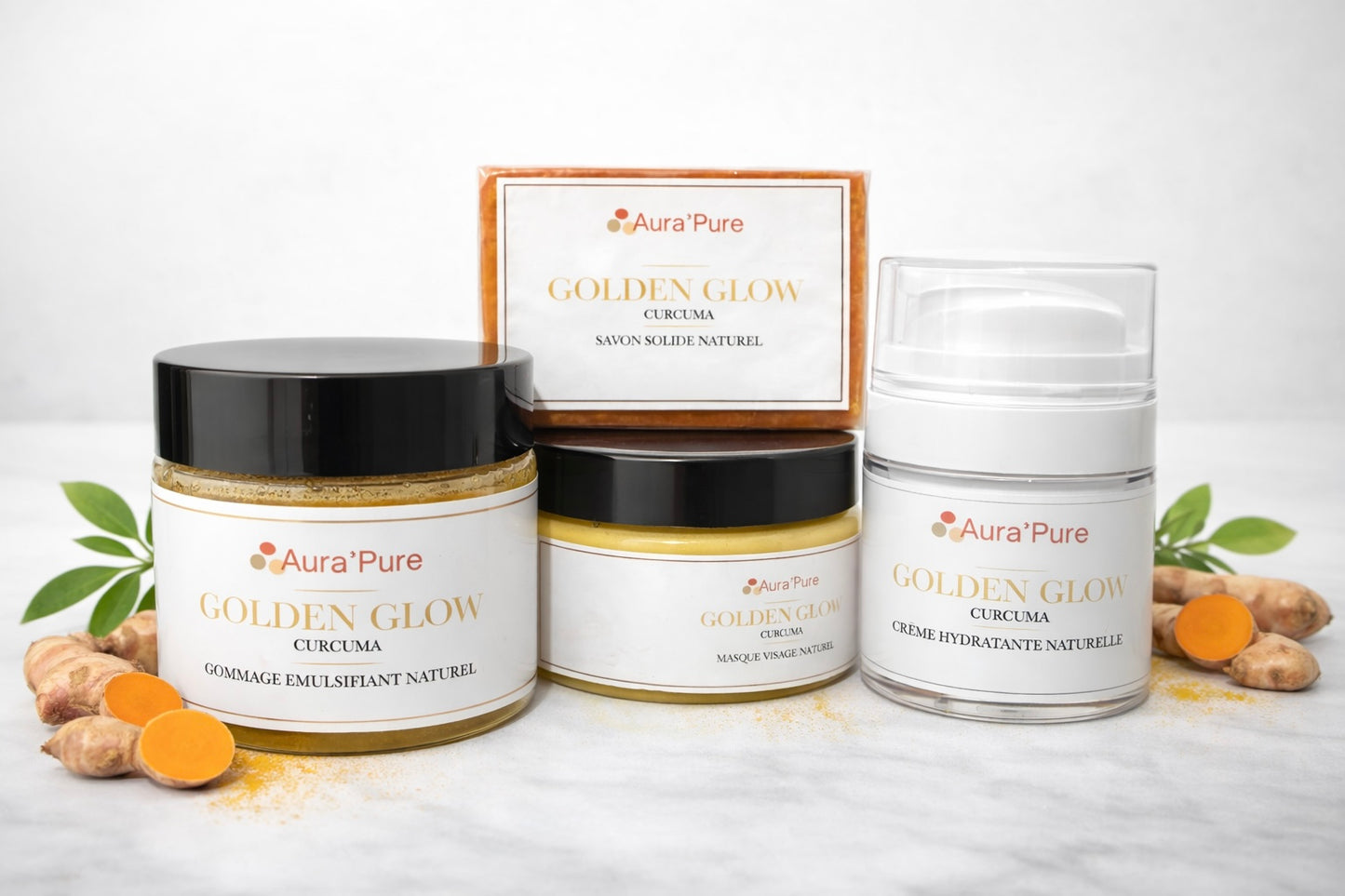 Pack Routine Complète – Gamme Curcuma - Rituel intégral visage & corps pour une peau purifiée, éclatante et revitalisée